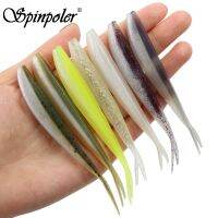 [HOT LIAXLLWISAAZH 534] Spinpoler ใหม่ล่อตกปลากระตุกเก๋งเหยื่อแยกหางสร้อย Crankbait 2/4in พลาสติกอ่อน Swimbait สำหรับเบสตกปลาแพ็คของ10ชิ้น