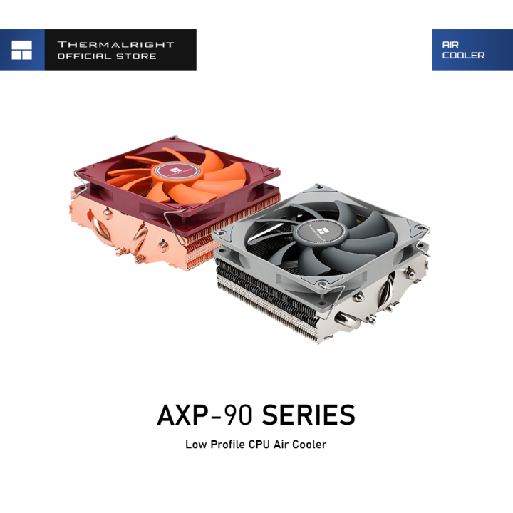 Dissipatore CPU Thermalright AXP-90 X53 - Low Profile 53mm, 4 Heat Pipes, Ventola PWM 90mm, Per ITX/AM4/LGA1700