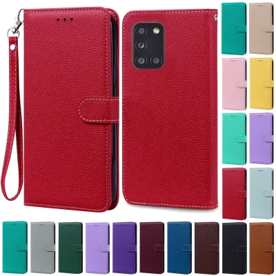 A31 Case For Samsung Galaxy A31 Case Leather Wallet Flip Case For Samsung A31 Case A 31 A315F Soft Silicone Cover Fundas Coque