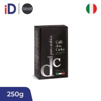 Don Carlos Puro Arabica Italian Coffee Arabica Ground Coffee กาแฟคั่วบด กาแฟพรีเมียม กาแฟอิตาลี พูโร่ อาราบิกาแท้ 100% (ชนิดบด)