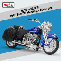 Maisto 1:18 Harley Flsts Heritage Softail Springer Simulation Motorcycle Model