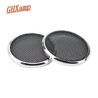 【New-store】 vvigft GHXAPM ฝาครอบป้องกันตาข่าย Grill Speaker ตาข่ายสีดำแบบ DIY 2ชิ้น1นิ้ว