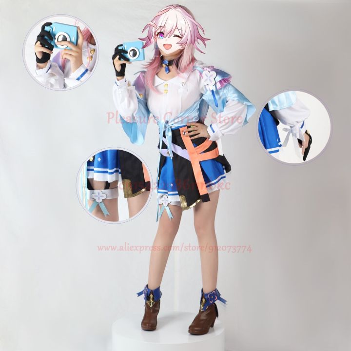 game-honkai-star-rail-7th-march-cosplay-costumes-uniform-outfit-halloween-party-women-pink-wig-march-7th-cosplay-costume-wigs