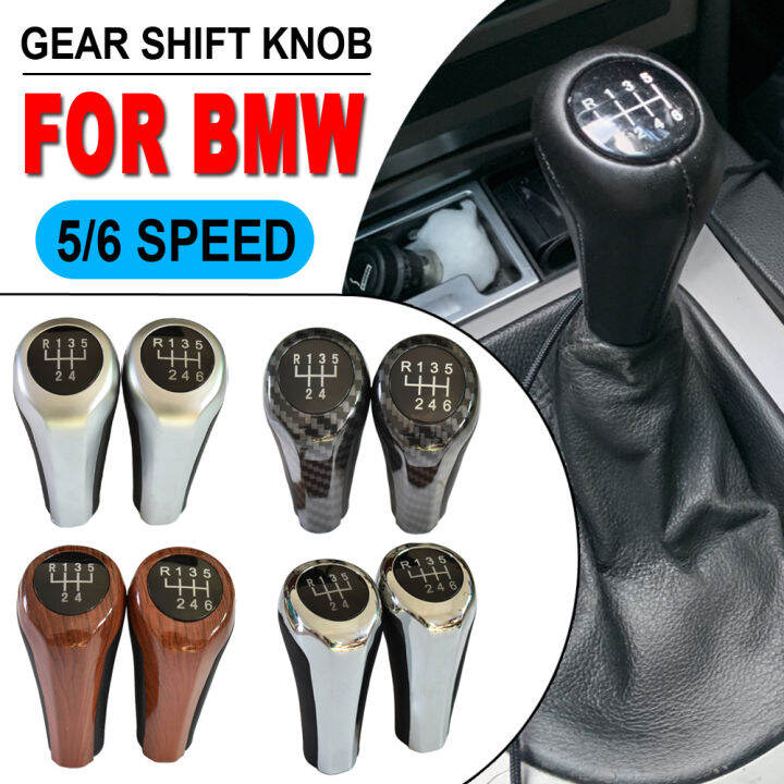 matt-silver-คาร์บอนไฟเบอร์หนังเกียร์-shift-knob-สำหรับ-bmw-1-3-5-6-series-e53-e60-e61-e63-e91-e46-e82-e87-e90-e81-x3-x5