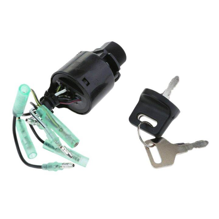 ignition-switch-assembly-with-key-replacement-35100-zv5-013-black-for-honda-outboard