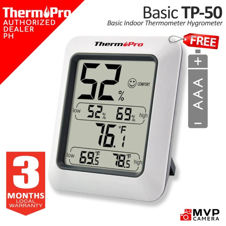 Thermopro TP50 Digital Hygrometer Thermometer Indoor Temperature