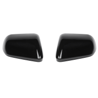 ABS Black Side Door Rearview Mirror Cover Trim Shells Cap Parts For Ford Mustang 2015-2020