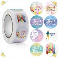 CHUN 500PCS Honey Bee ขอขอบคุณสติ๊กเกอร์ Day Circle ROLL Seal LABEL Paper Wedding