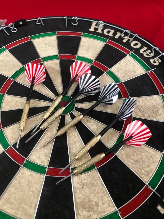 HARROWS DART BOARD with 2 SETS DART PINS / GAMIT SA LARONG DARTS / CASH ...