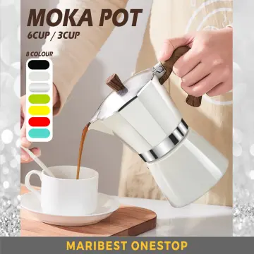 200/300/500ML Coffee Geyser Maker Stainless Steel Moka Pot