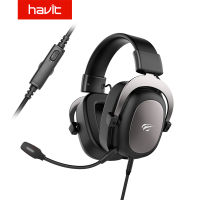 HAVIT Headset Gamer Wired PC USB 3.5mm X PS4 Headsets with 53MM Surround Sound &amp; HD Mic for Computer Laptop H2002d