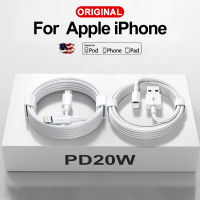 Original PD 20W USB-C Lightning CableสำหรับApple iPhone 14 13 12 11 Pro Max Fastชาร์จX XS XR 5 7 8 6 5Plus USB Charger-sheguaecu