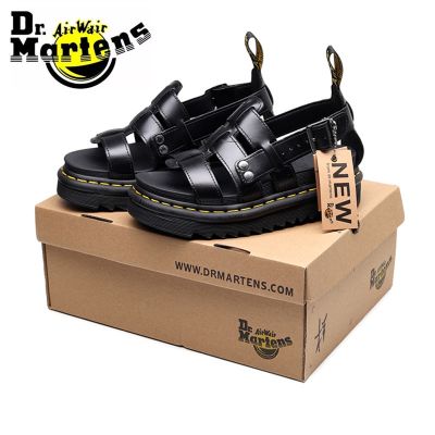 DR.MARTENS [ไซซ์ 35-44] ดร. รองเท้าแตะมาร์ตินลําลอง หนังวัวแท้ กันน้ํา ระบายอากาศได้ดี เข้ากับทุกการแต่งกาย แฟชั่นเรียบง่าย สไตล์เกาหลี สําหรับสตรี และนักเรียน gf