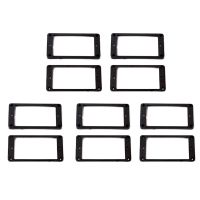 10PCS Black Curved Humbucker Pickups Frame Mounting Rings for Electric Guitar