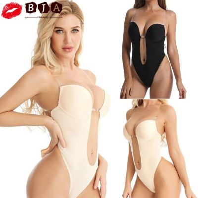 [A Needed] Call☬BJIA Shapewear ยกทรงชุดชั้นในดันที่มองไม่เห็นชุดชั้นในชุดกระชับสัดส่วนชุดเดรสเปิดหลัง U ชุดชั้นในสตรีแบบมีสายรัดทรงแบบเต็มตัว/หลากสี