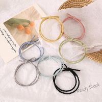 【Ready Stock】 ❏ C18 Thread Knotted Handmade Diy Small Jewelry Rubber Band Hair Rope Hair Ring Bracelet Stretch Elastic Accessories