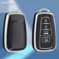 TPU รถ Remote Key Case Cover Shell Fob สำหรับ Toyota CHR Camry Corolla RAV4 Highlander C-HR Prius Land Cruiser Prado 2 3 4ปุ่ม