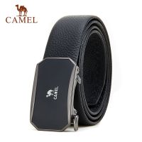 ✚ CAMEL Mens Automatic Buckle Belt Genuine Cow Leather Casual Strap Belt