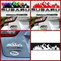 Sasquatch Trees Mountain Decals Car Emblem Decor Graphic Stickers For Subaru‘s’ Forester CrossStrek Outback Ascent Accessories