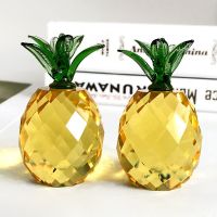 Crystal Pineapple Decorated Fruit Model Party Christmas Gift Living Room Wine Cabinet Decoration Creative Home Decoration