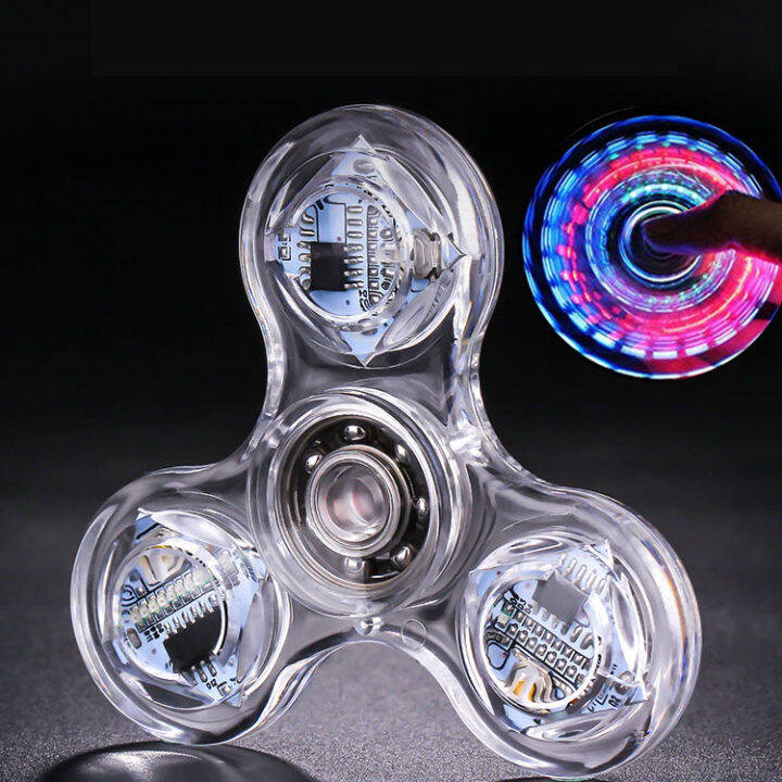 Luminous LED light Fidget Spinner | Lazada