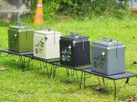 K2 VTG STEEL COOLER กระติกน้ำแข็งสไตล์วินเทจ ขนาด 13L by Jeep Camping