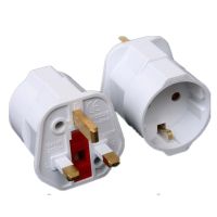 Multifunctional EU European To UK Plugs Adapter Power Converter 2 Pin Socket Travel 250V 13A Dubai Singapore Universal Adaptor Shoes Accessories