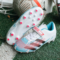 2021 Trendy Football Boots Kids Girls Boys Soccer Shoes Cleats Outdoor Professional Training Sport Sneakers Plus Size 27-38