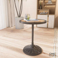 CHIC REPUBLIC WALDO/42,โต๊ะข้าง - สี เทาเข้ม/ธรรมชาติ