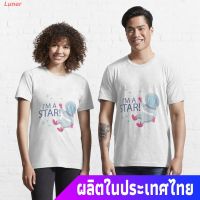 Luner เสื้อยืดลำลอง space Essential T-Shirt Popular T-shirts