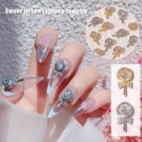 TYJTYH เพทาย ญี่ปุ่น เพชร แฟลช ตกแต่งเล็บ Lollipop Nail Art Rhinestone อุปกรณ์ทำเล็บ เครื่องประดับเล็บ DIY