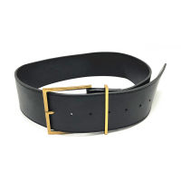 New Fashion Retro Wide Belt Ladies Y2k Simple Wild Pin Buckle Belt Waist Double-sided Girdle