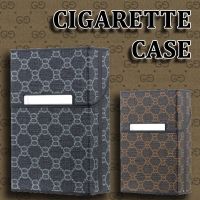 Ciggarette Case 20 Peices Portable Pressure Resistant Leather Cover Bow Design