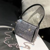 Fashion Rivet Women Tote Crossbody Bags Chain Shoulder Bag Small Square Bag 2020 Luxury Handbag Women Bags Designer Bolso Mujer