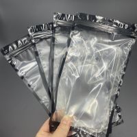 【DT】 hot  100Pcs 2 size neutral cell phone case zipper bag transparent PP plastic bag accessories packaging sealing bag iphone 14