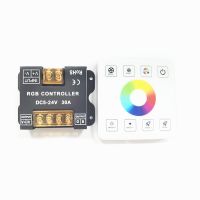 2.4G DC5V 12V-24V 86 Touch Panel Controller Monochrome/CCT/RGB/RGBWCT LED Strip Light Dimmer Glass Wall Switch