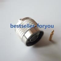 RF Coaxial N Type Male RF Connector Solder For Semi Rigid.141 quot; RG402 Cable Straight Adapter