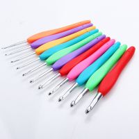 ✐☌ Metal Hook Crochet Template Kit TPR Aluminum Knitting Needles For Loom Tool Band DIY Crafts