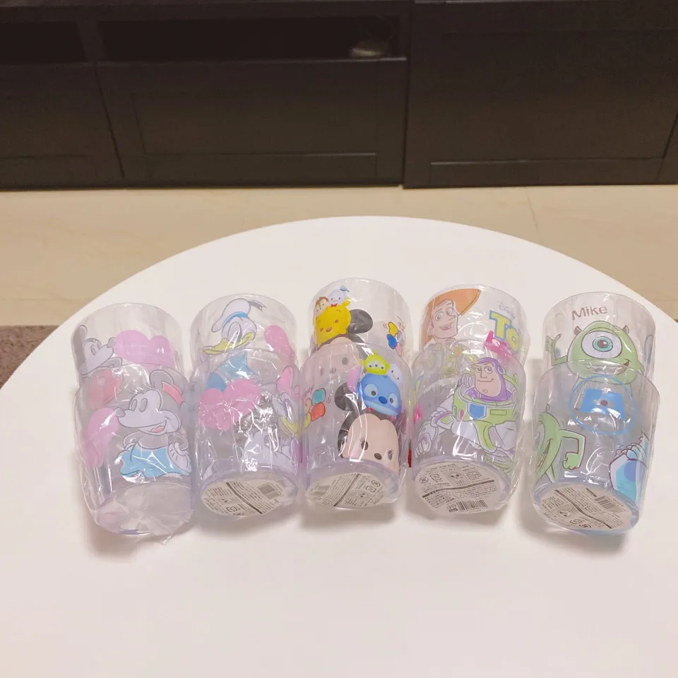 Baby Products Online - Disney Cups Kids Mickey Mouse Minnie Cup Mermaid  Princess Transparent Plastic Milk Cup McQueen Cute Cartoon Toothbrushing  Cup - Kideno