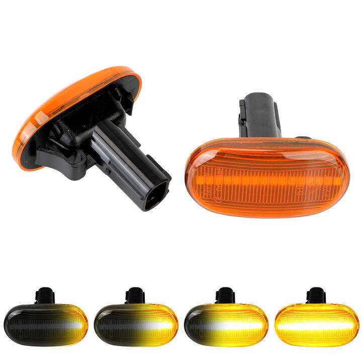 Turn Signal Indicator Signal Lamp Repeater Light LED Car Dynamic Side Marker Turn Indicators For