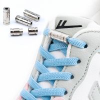 [HOT EXQQUZIOWGWD 116] No Tie Shoelaces Elastic Laces รองเท้าผ้าใบ Self Tightening Shoelace With Lock Kid Adult Quick Lace Without Binding Rubber Strings