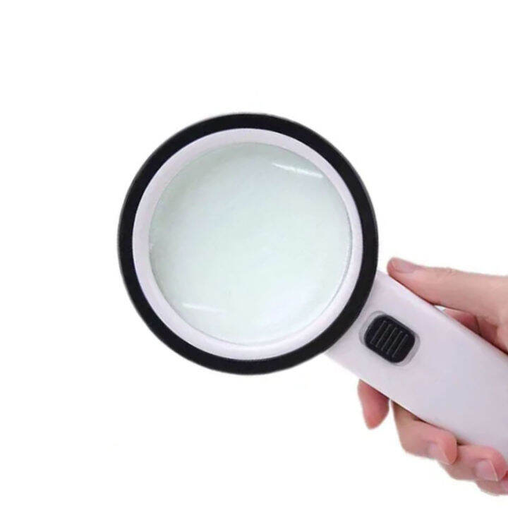 10X Magnifying Glass, LED Light Jewelry Magnifying Glass Double Layer
