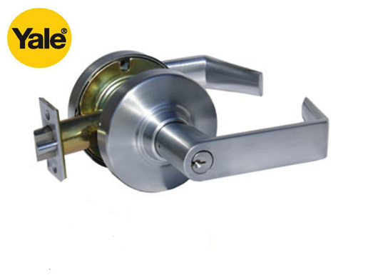 Yale Satin Finish Tubular Bathroom Door Knob Lever Set VL5382 US15 | Lazada PH