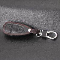 【LZ】◑  Capa de couro do carro remoto Key Fob Shell Capa para Ford Focus RS Fiesta Mondeo Kuga B-Max Grande C-MAX Galaxy Botão 3