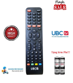 Remote Điều khiển tivi UBC các dòng LED LCD Smart TV- Hàng loại tốt Tặng kèm Pin