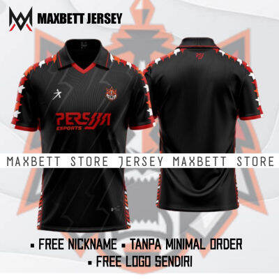 Jersey Shirt (POLO Collar) ESPORT PERSIJA ESPORT NEW 2023 FREE NICKNAME