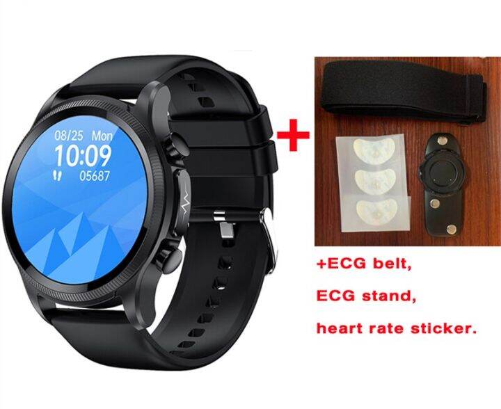 E Smart Watch Ecg Ppg Hrv Ptt Blood Sugar Blood Pressure Oxygen Body Temperature Monitor Ip