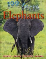 100 facts elements 100 facts series elephant themed childrens English encyclopedia popular science books English version popular science books on elephant animals English original imported books