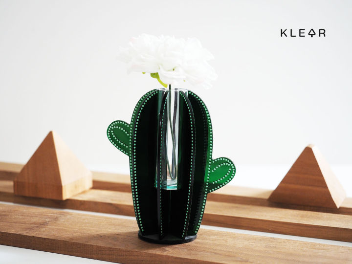 klearobject-cactus-cylinder-vase-แจกันดอกไม้-อะคริลิค-รูปทรงกระบองเพชร-แจกัน-แจกันมินิมอล-แจกันดอกไม้-แจกันใส่ดอกไม้-แจกันสไตล์ใหม่-แจกันเก๋ๆ