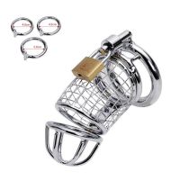 ✶◈▪ gongyibi577964 3RINGS/SET Metal Chastity With Screw Lock Male Bondage Device Cock Adults BDSM Couple for Man